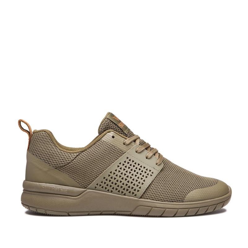 Supra SCISSOR Sneaker Low Damen Olivgrün Deutschland ZEWJH3602